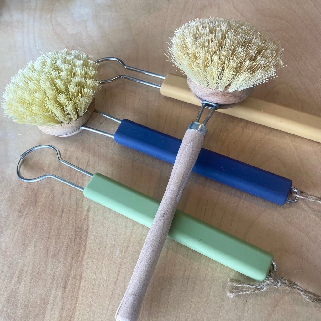 Long Handle Dish Brush with Replaceable Head