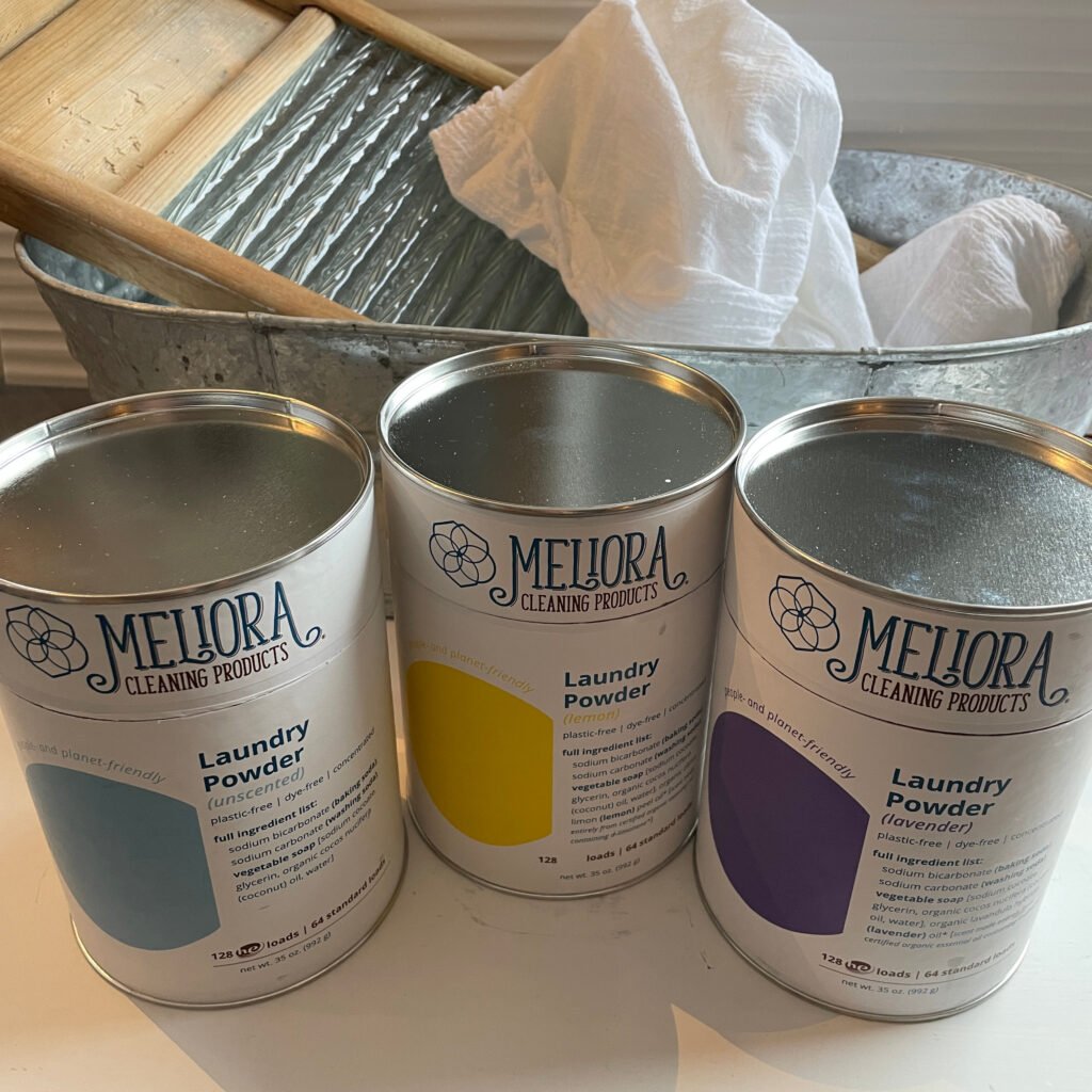 Meliora Laundry Detergent and Refills (Unscented, lemon, lavender options) - Refill
