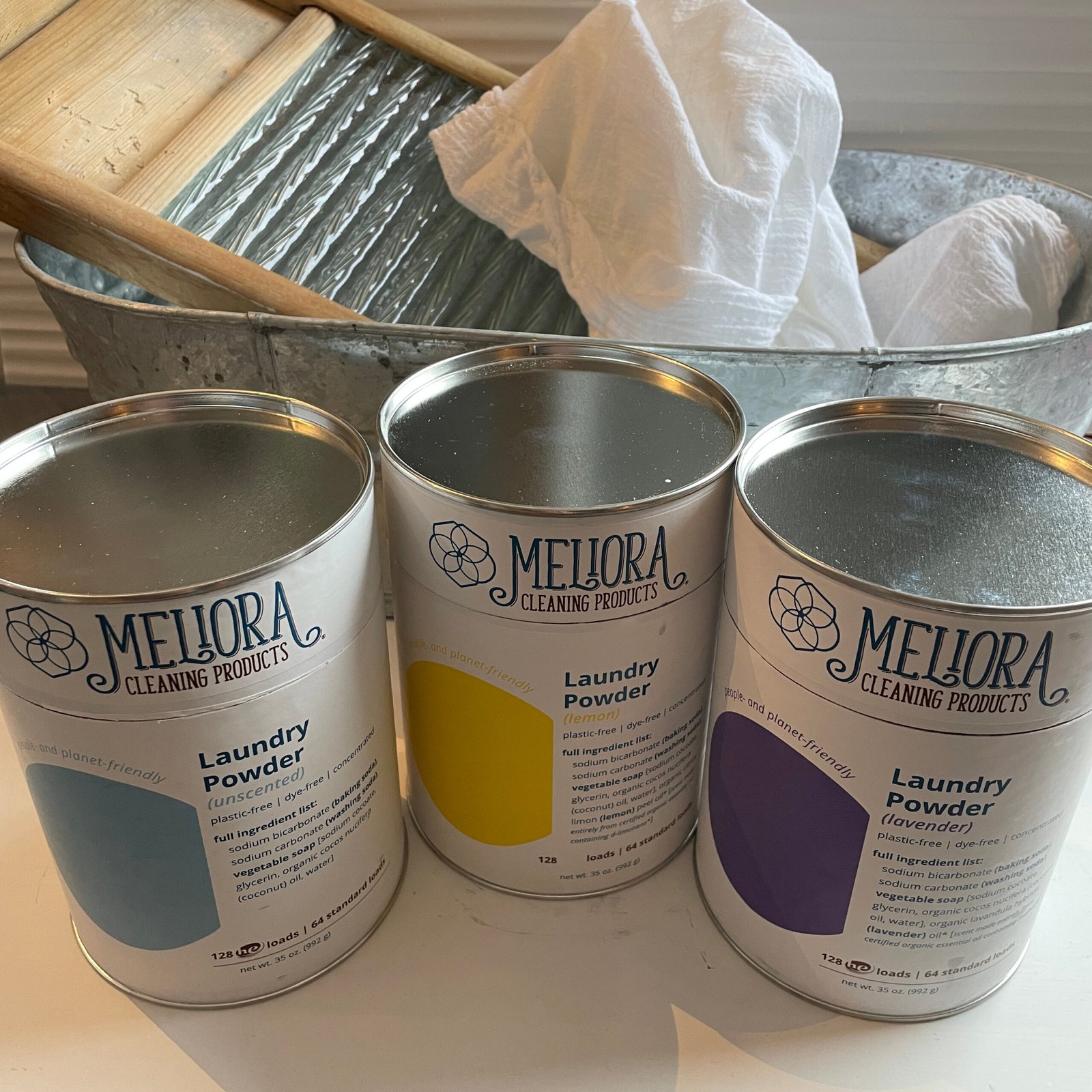 Meliora Laundry Detergent and Refills (Unscented, lemon, lavender options) - Refill
