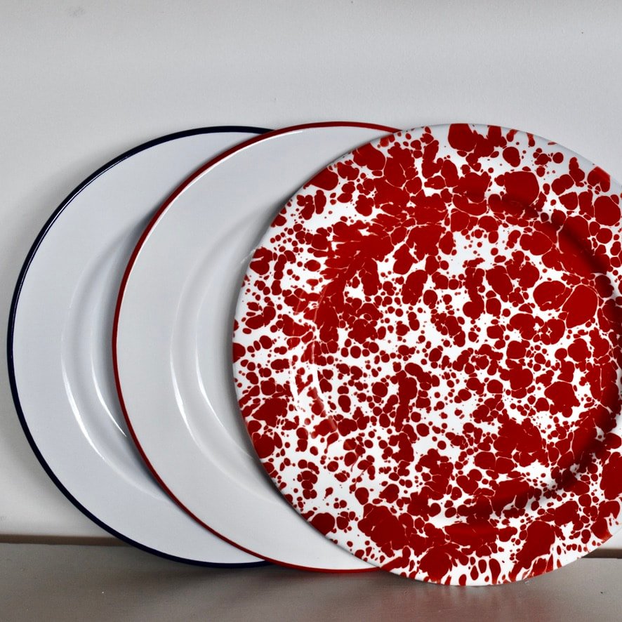 Crow Canyon Salad Plate - enamelware