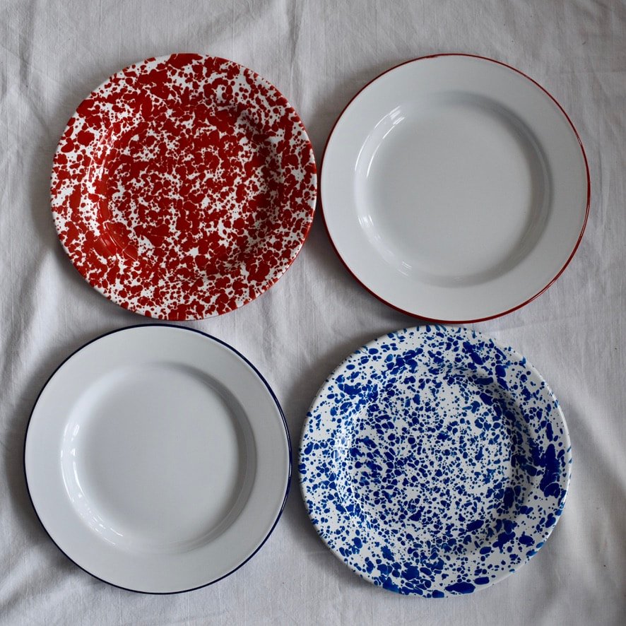 Crow Canyon Dinner Plate - enamelware (plates and bowls)