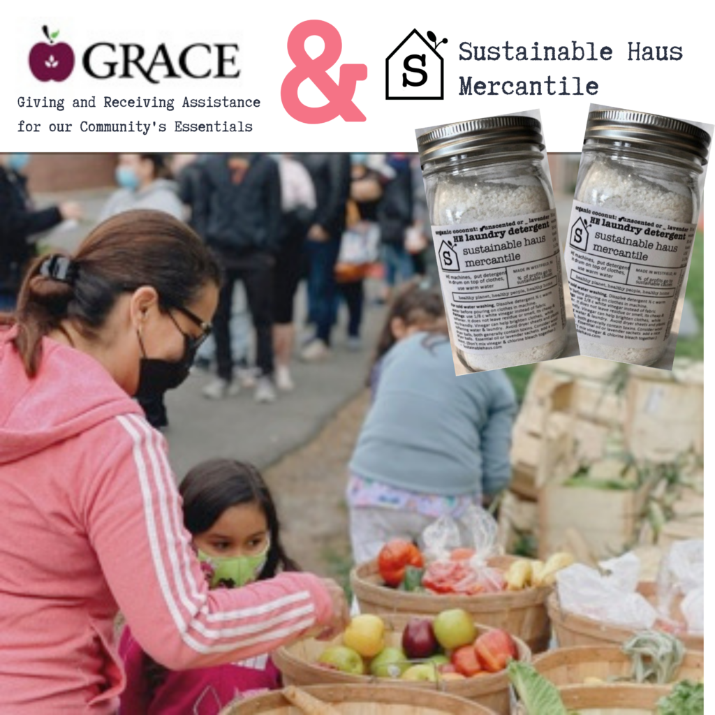 Donation to GRACE of 1-2 lb Laundry Detergent for families in need