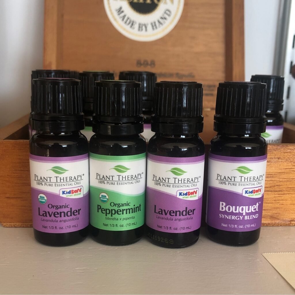 Plant Therapy Essential Oil and Lotus Diffuser