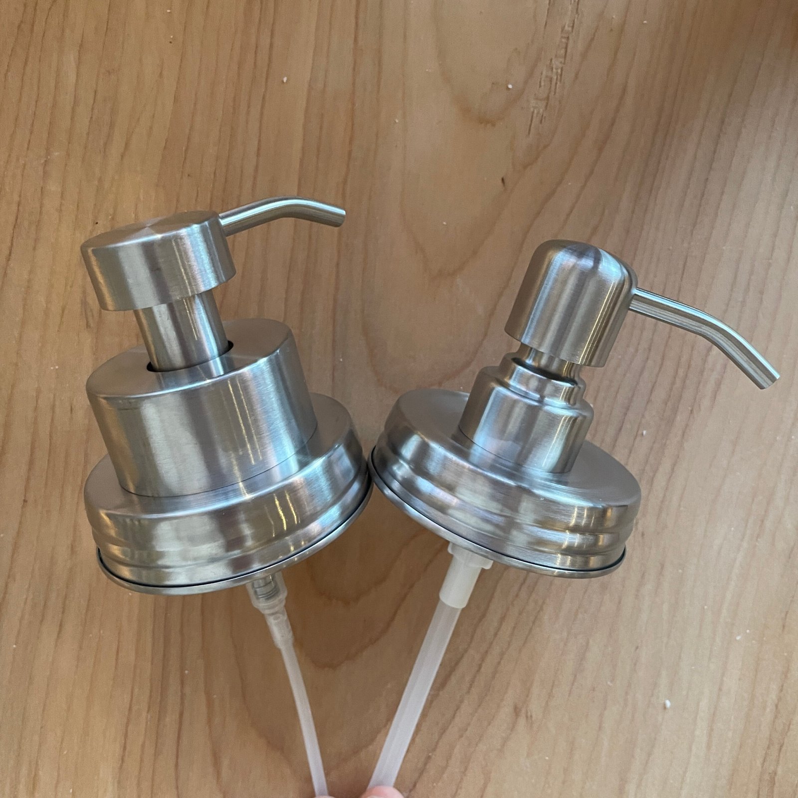 Mason Jar Pump Lids - Regular and wide mouth; Foaming and non-foaming