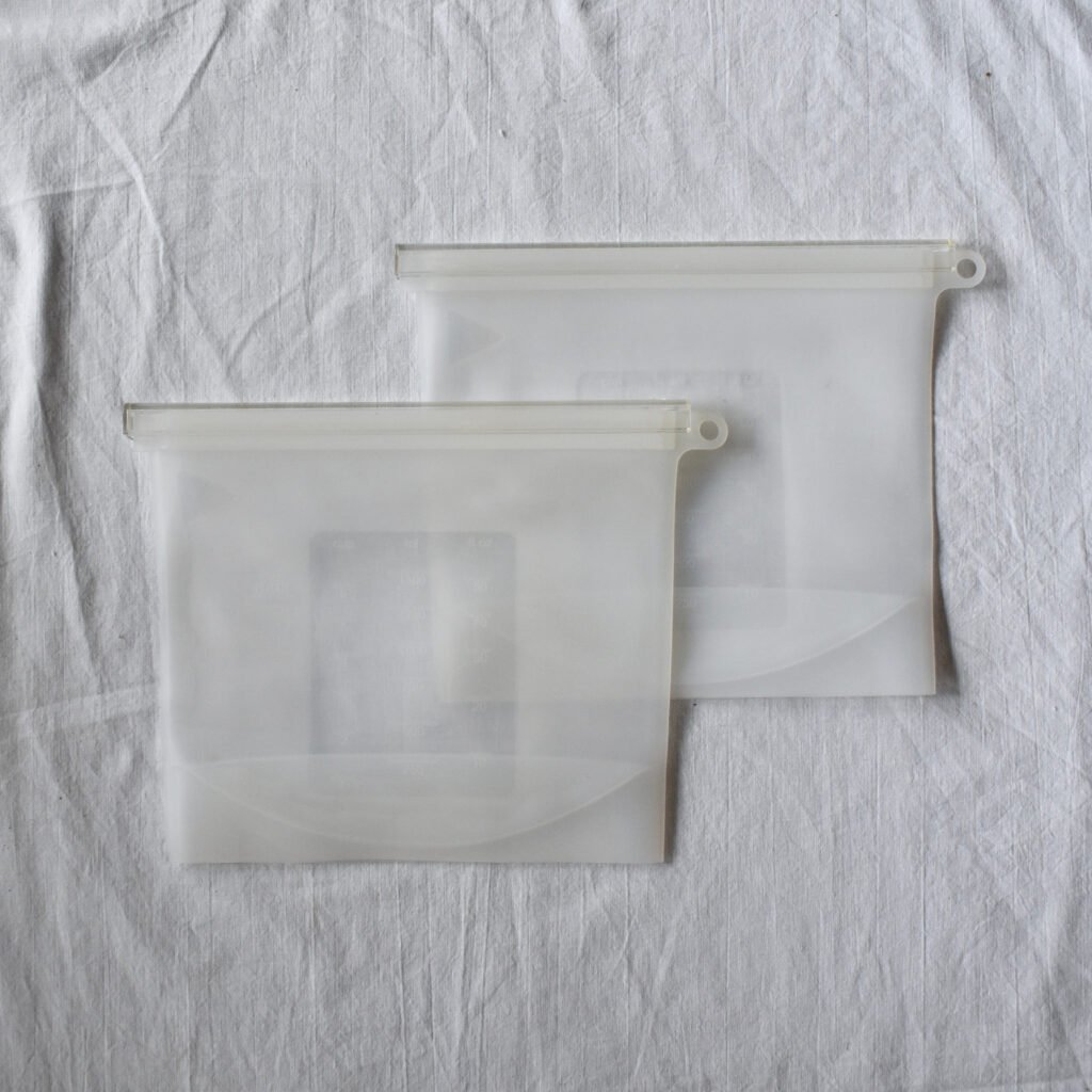 Silicone Slider Bag Set of Two (1.5 liter/50oz)