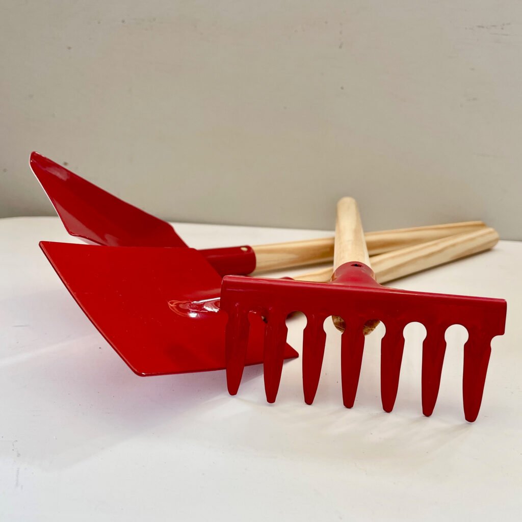 Kids Rake, Spade, and Shovel Set