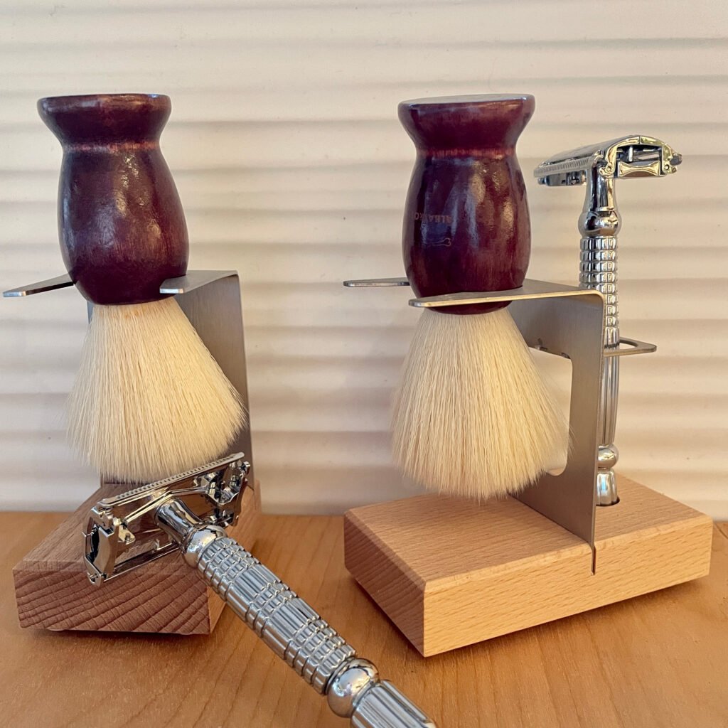 Shave Brush and Shave Stand
