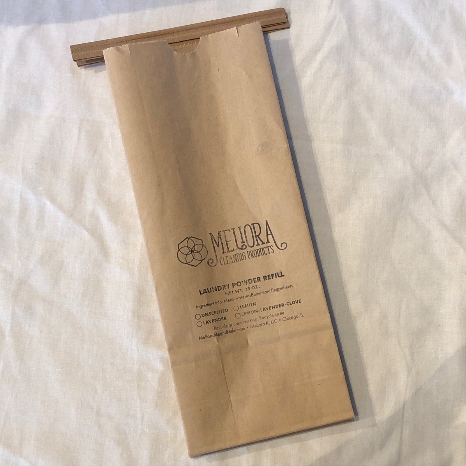 Brown Bag for Powder Cleaners - plain