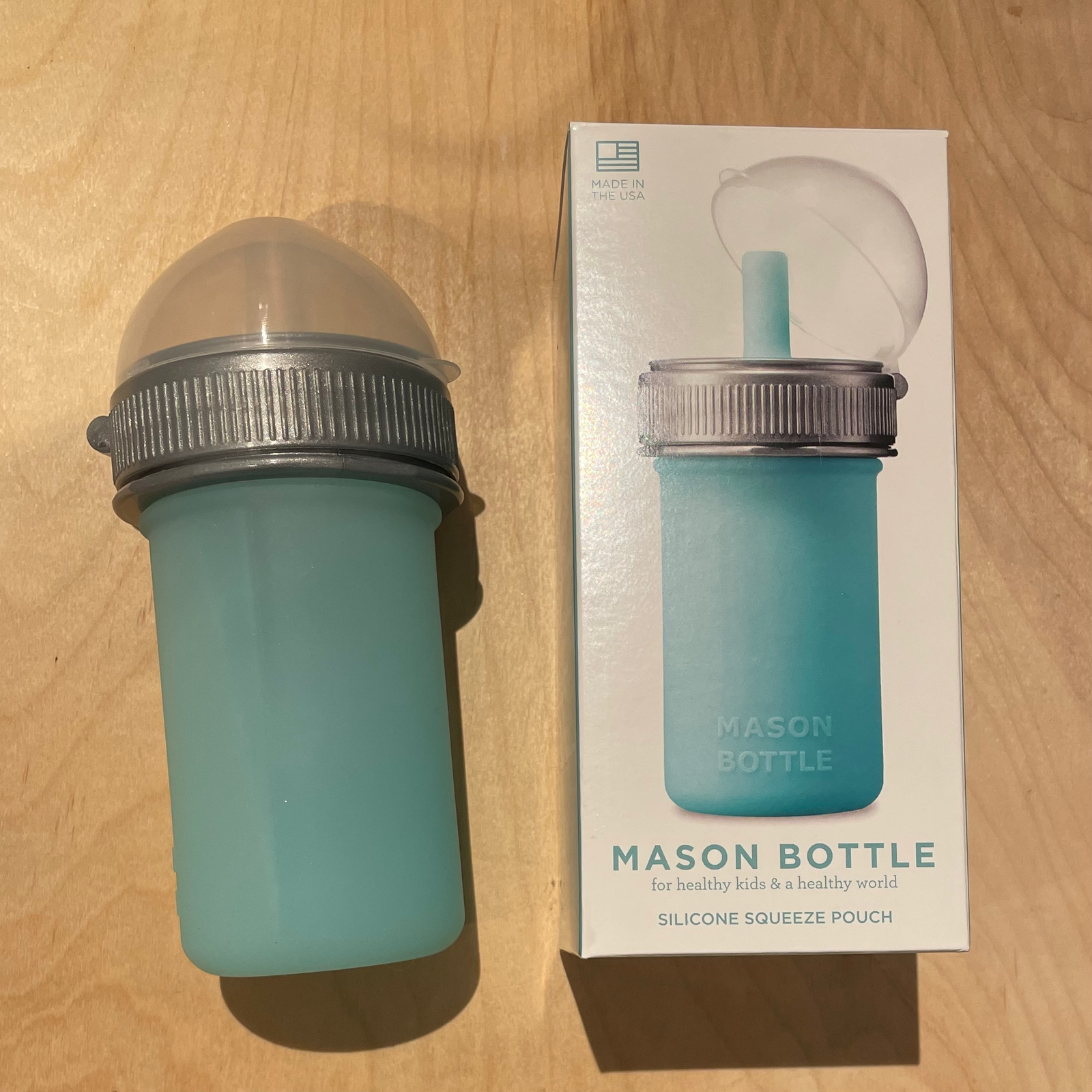 Mason Bottle Silicone Squeeze Pouch