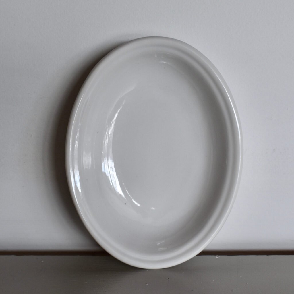 Soap Dish White Porcelain