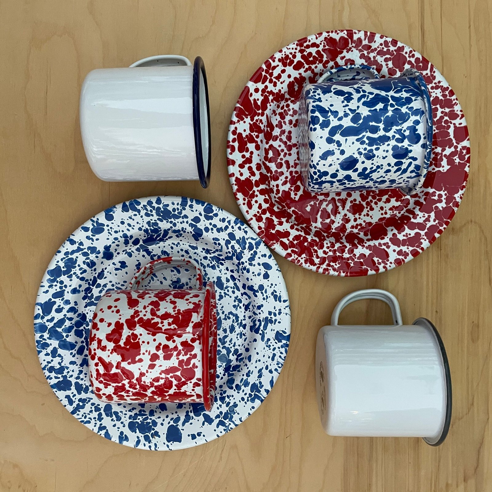Crow Canyon Mug - enamelware (plates and bowls)