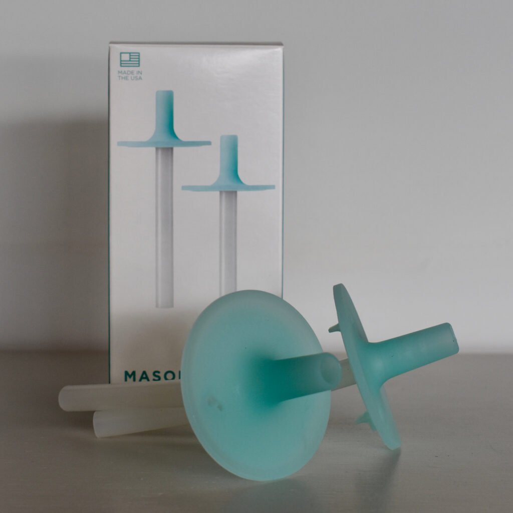Mason Bottle Silicone Sippy Straw Tops