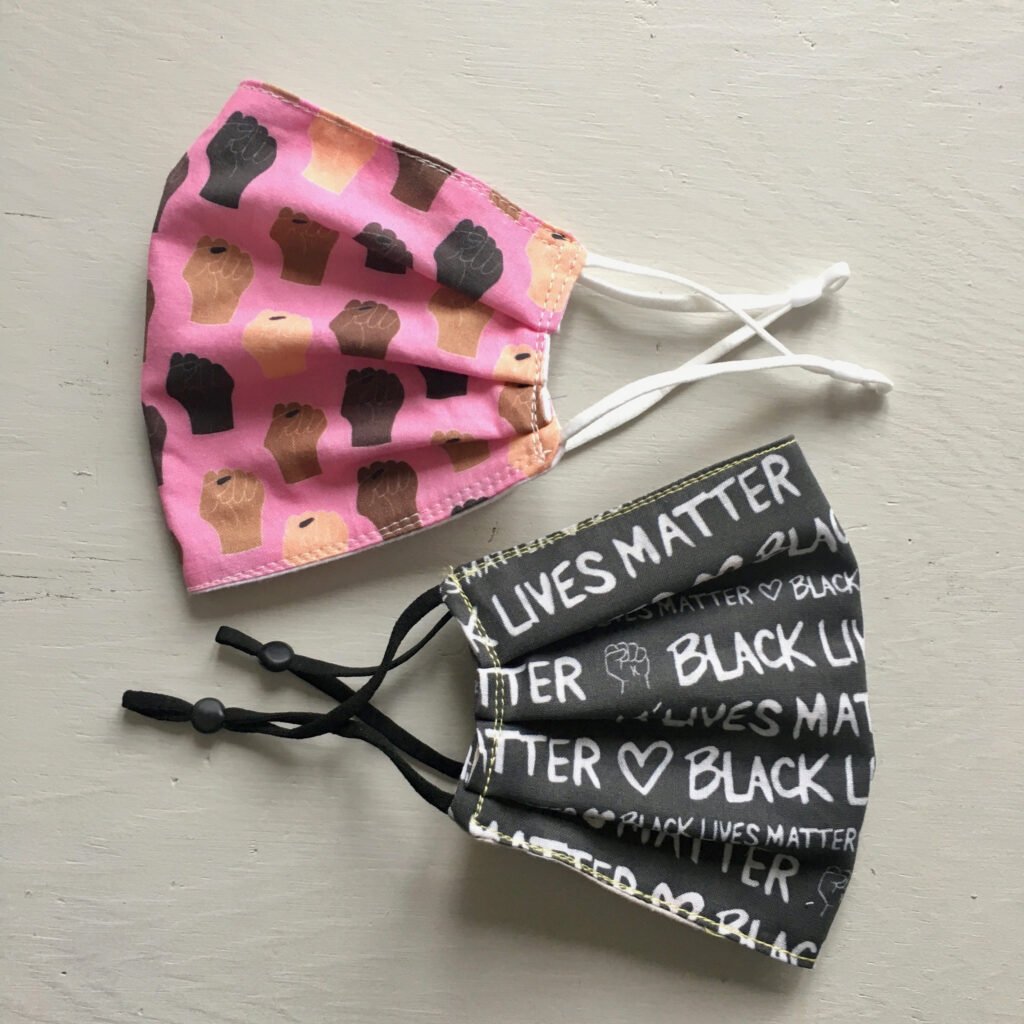 BLM Black Lives Matter Cotton Face Masks