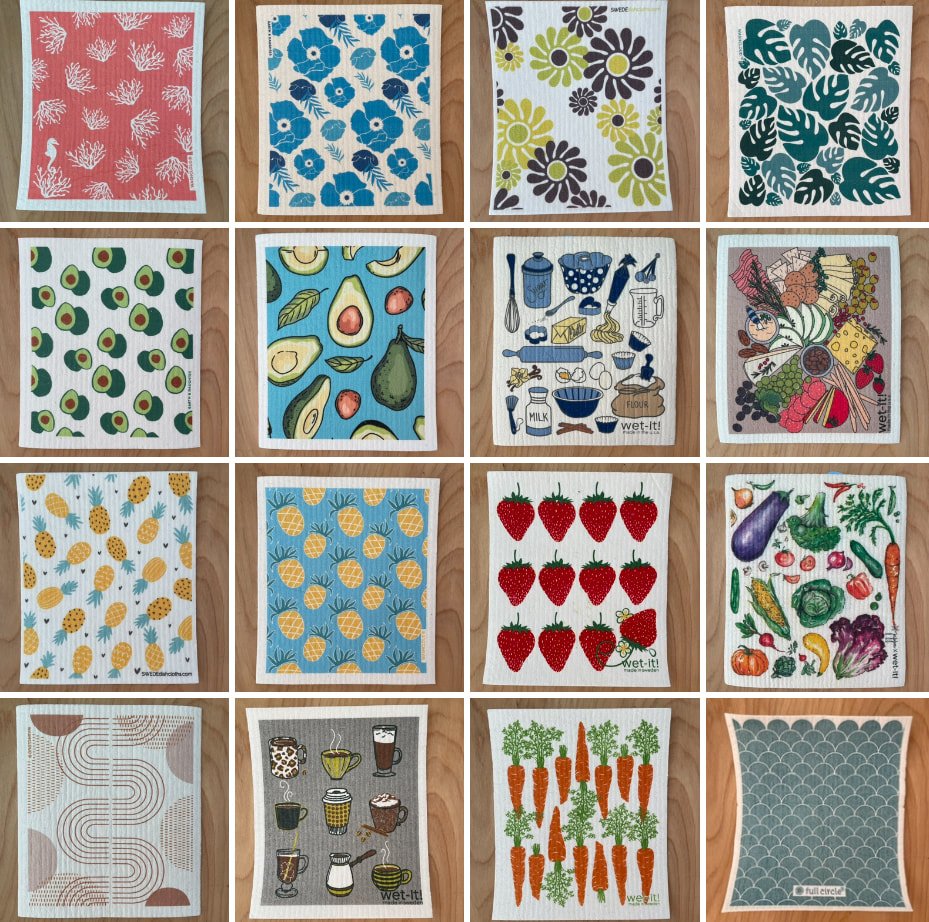 Swedish Dish Cloths (Wet-It! Wipes or Swedish Dishcloths)