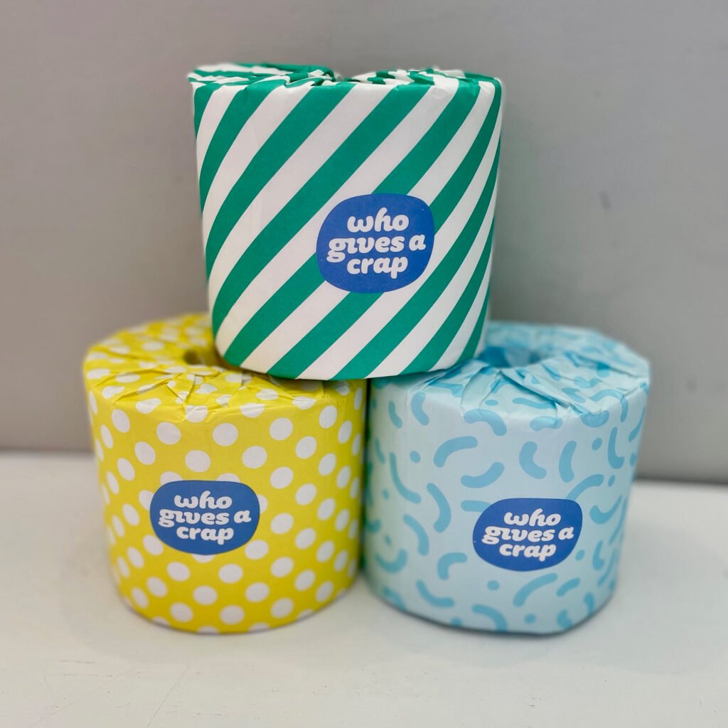 Toilet Paper, Recycled Paper or Bamboo by Who Gives A Crap (WGAC)