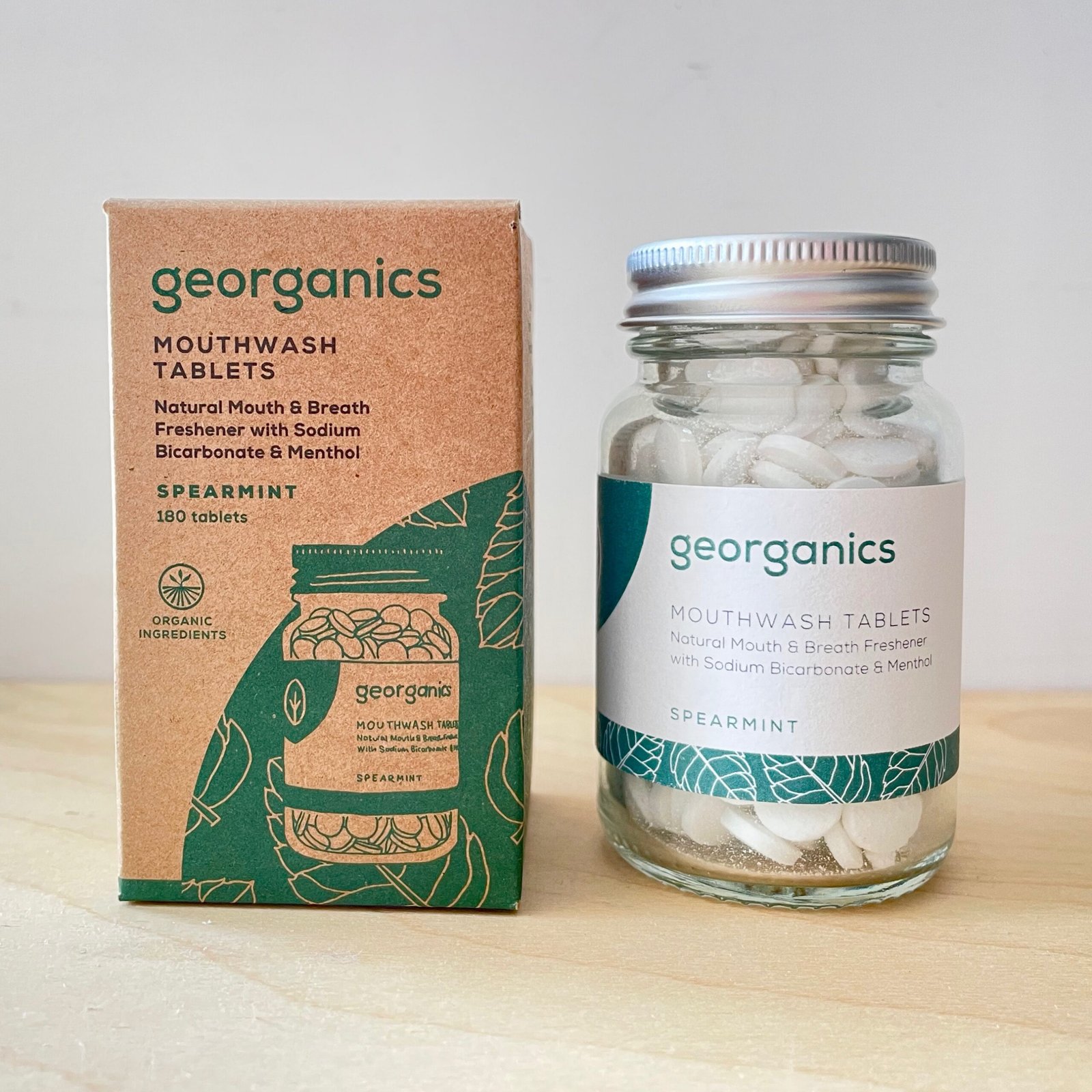 Georganics Mouthwash Tablets (Spearmint)