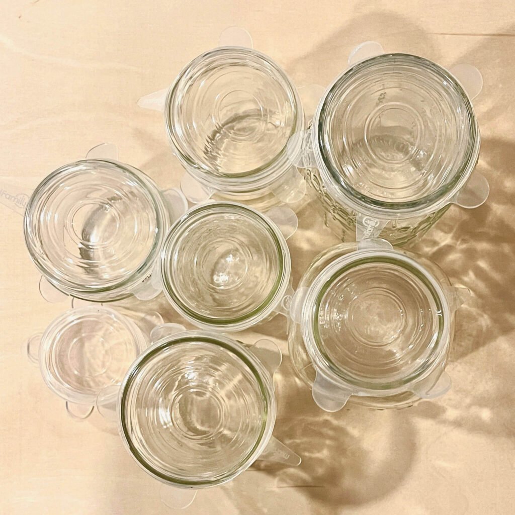 Silicone Lid Toppers 6 Piece Small Lids Set