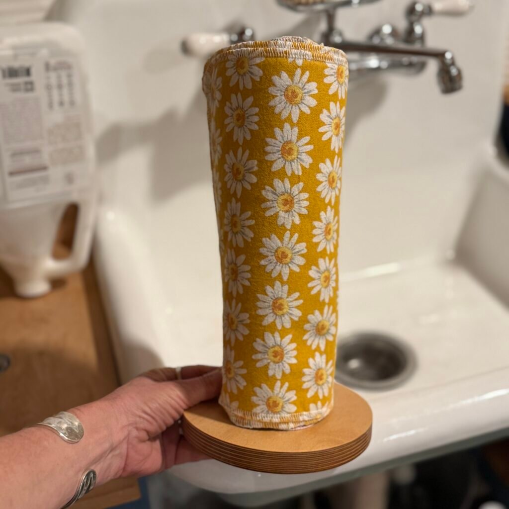 Sustainable Haus Flannel Rollup Towels - Not Paper Towel - Reusable wipes - cotton wipes
