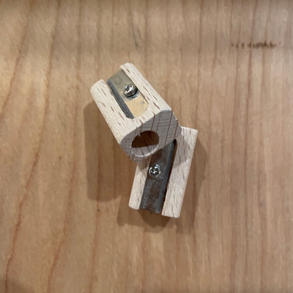 Pencil Sharpener, in three sizes, Wooden or Plastic options