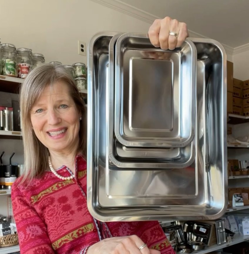 Onyx Stainless Trays/ Pans - Small, Medium, Large, Bakeware pan