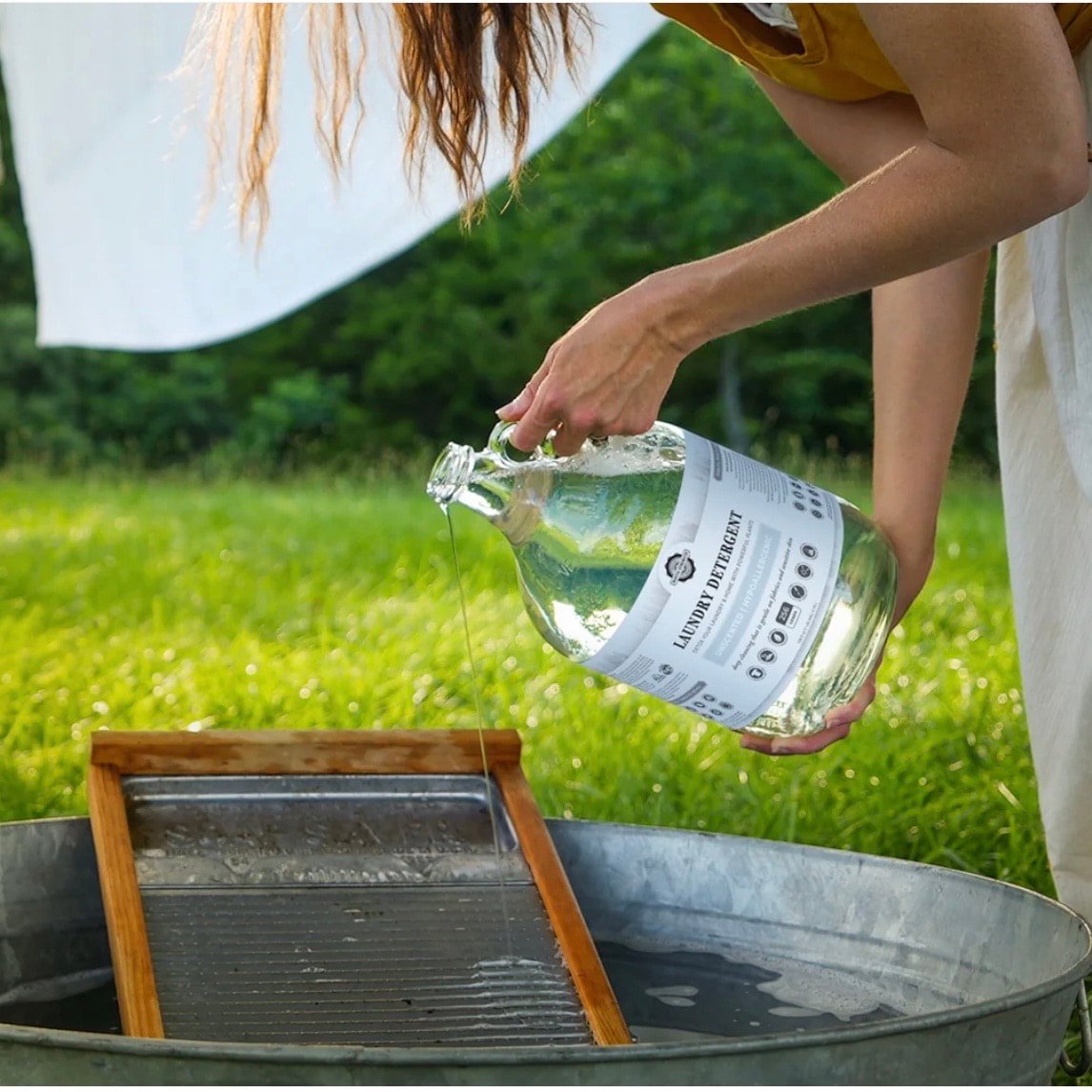 Liquid Laundry Detergent - Unscented, Fresh Linen, and Lavender Rustic Strength - Refill
