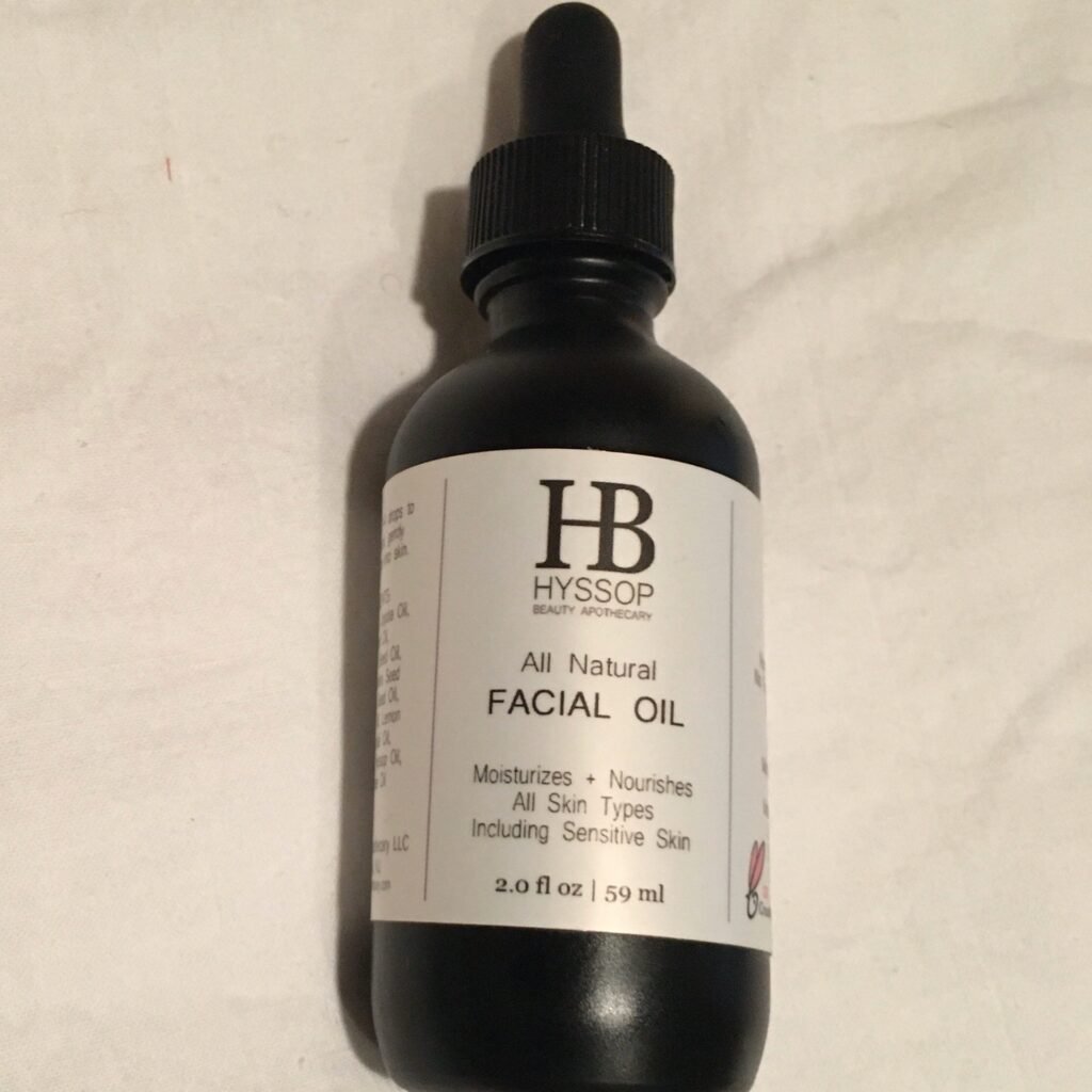 Facial Oil with Rosehip & Frankincense - Hyssop Beauty Apothecary