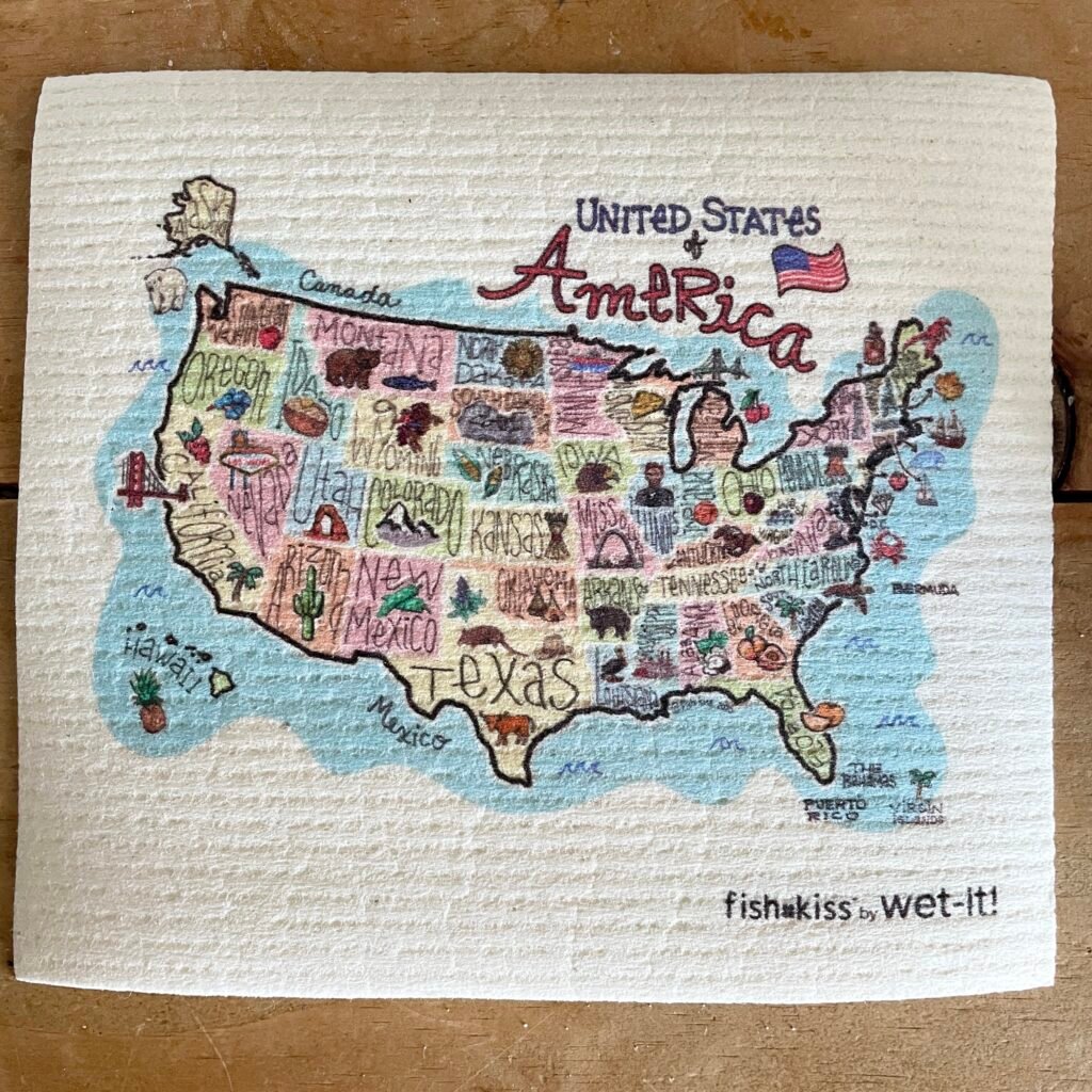 Swedish Dish Cloths (Wet Its) - States!
