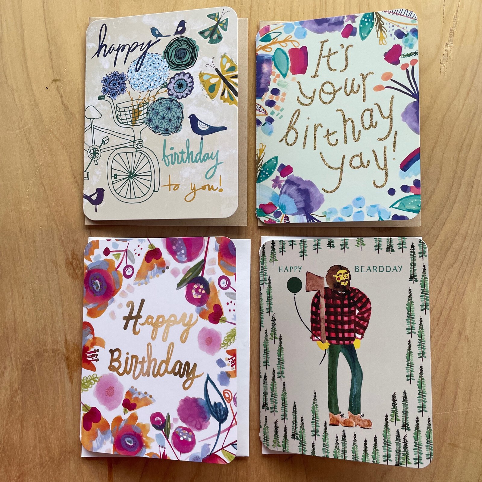 Greeting Cards (Birthday, Holiday, Sympathy, Blank, New Baby, Thank You)