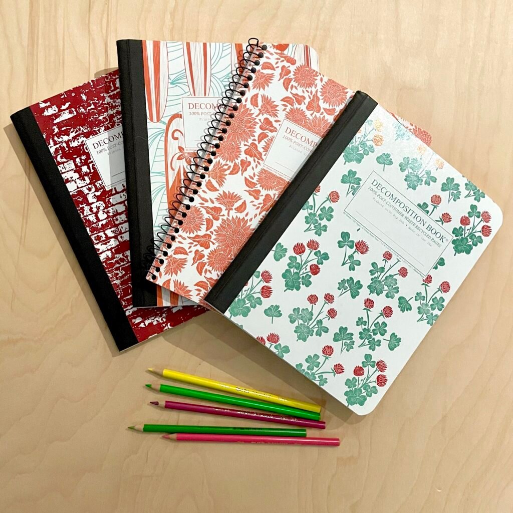 Decomposition Notebooks (College Ruled, Wide Ruled, Sketch, Grid, Mini)
