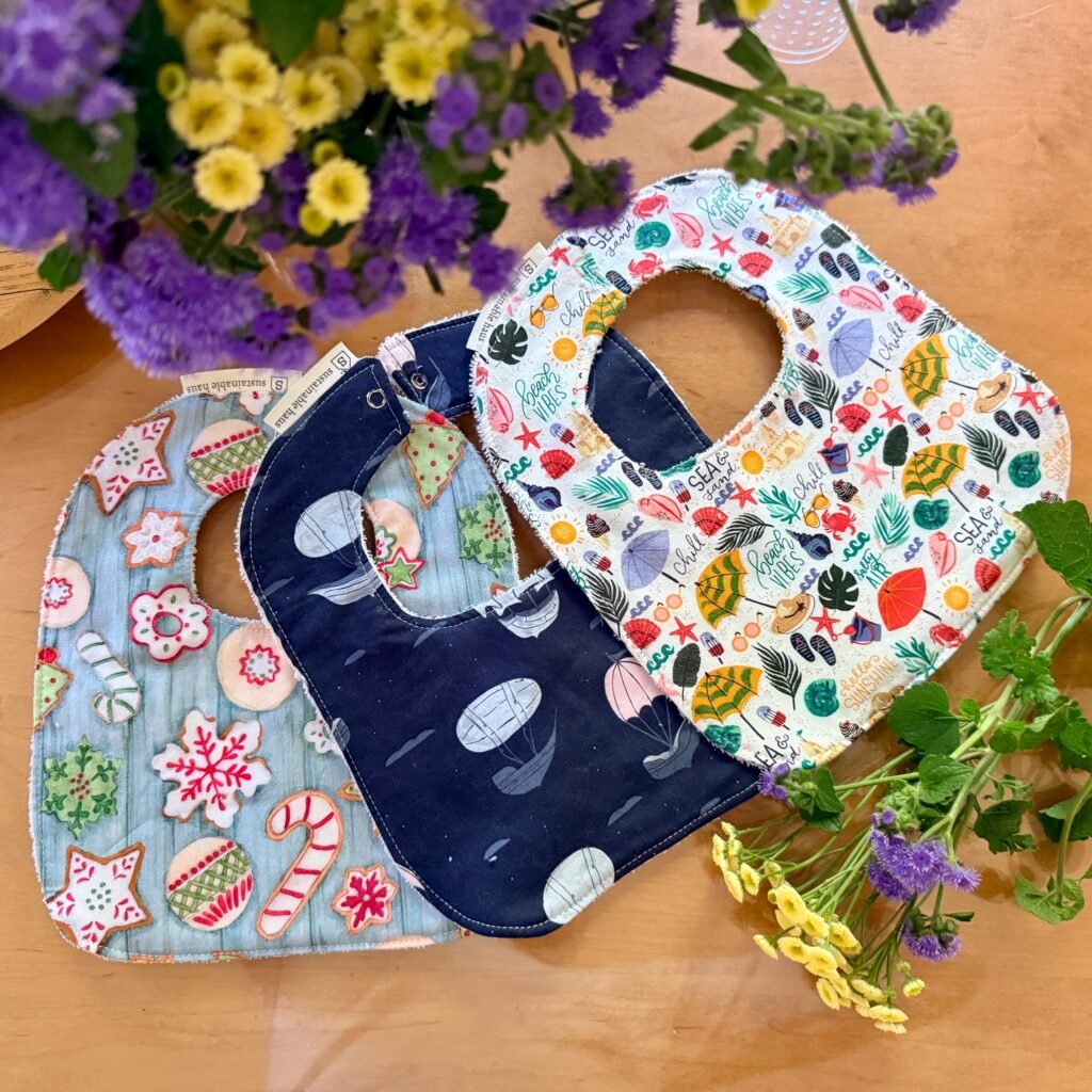 Sustainable Haus Baby/Kids Bib (Oeko-Tex Terrycloth)