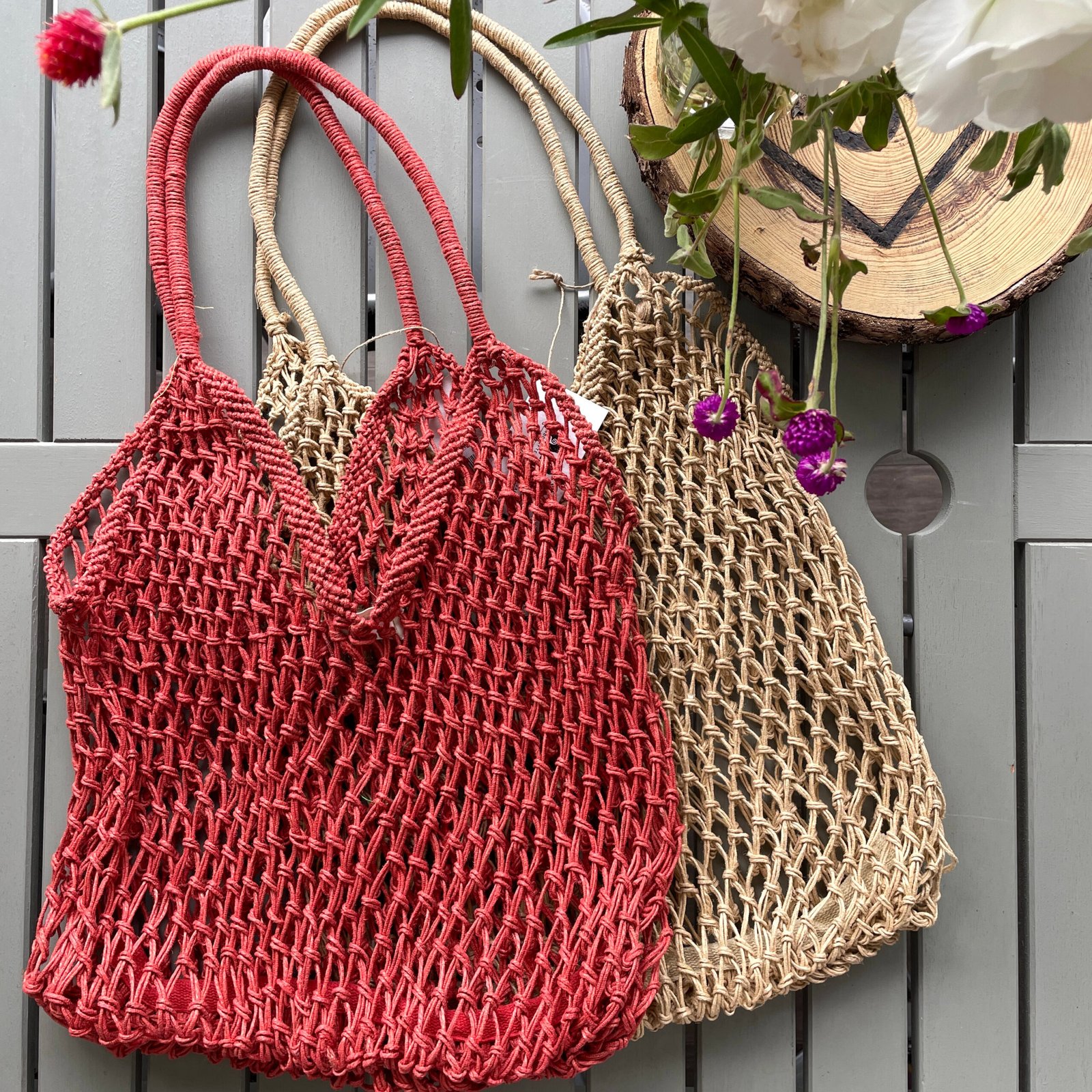 Open Weave Jute Tote - Jucia by Anju