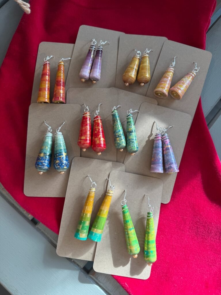 Earrings - Paper Cones (Assorted Styles)