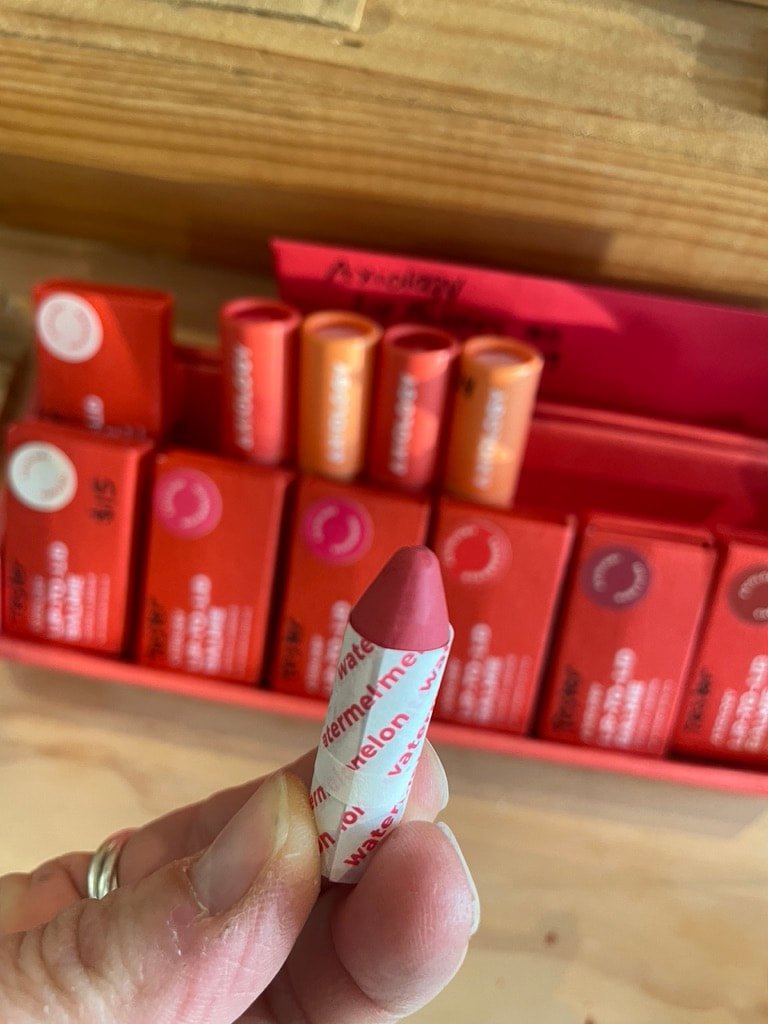 Axiology Lip-to-Lid Balmies and Multi-Stick MakeUp