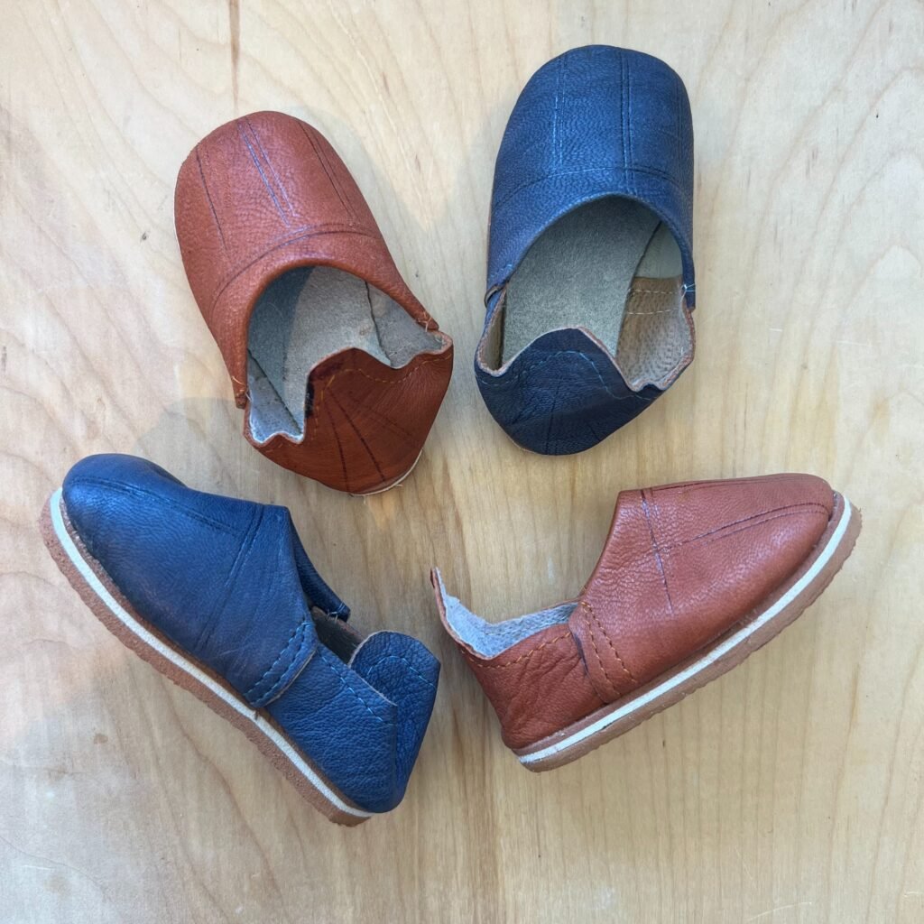 Leather Baby Shoes, Moroccan