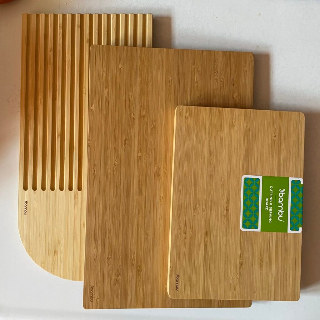 Bamboo Cutting Boards and Trays (& Bread Board)