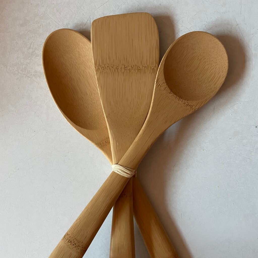 Bamboo Cooking Utensils & Honey Spoon