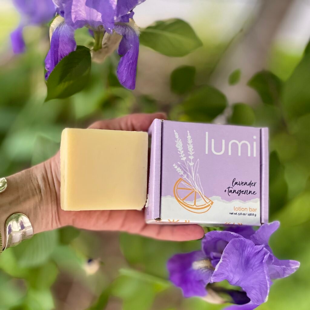Lotion Bar: lavender and tangerine (Lumi)