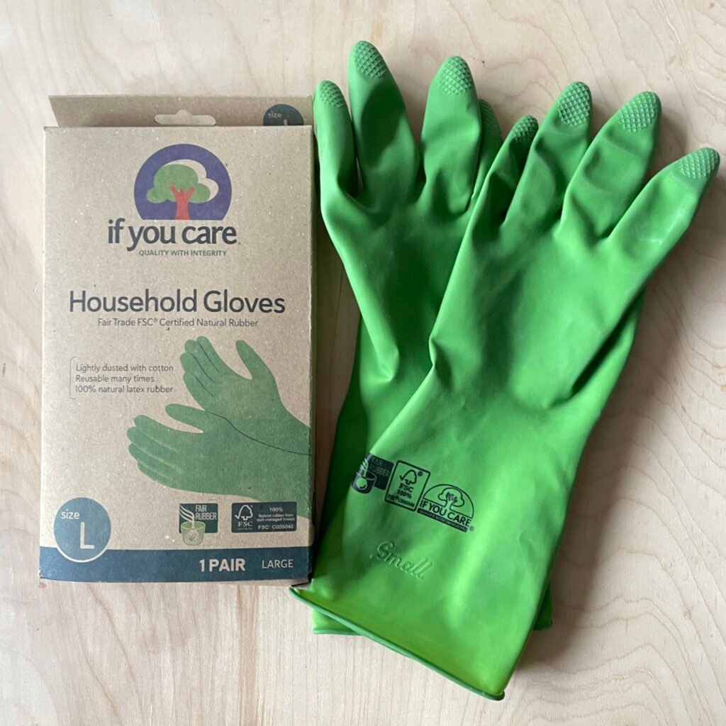 Natural Latex Cleaning Gloves - If You Care
