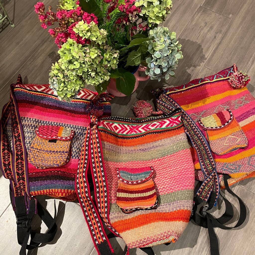 Backpack: Handwoven Sling with Side Pocket