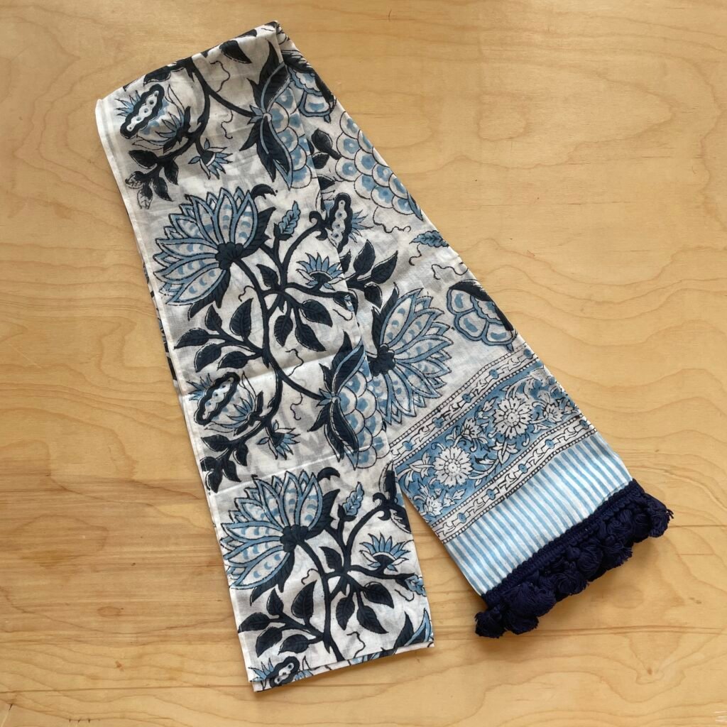 Anju Scarf - Block Printed Cotton