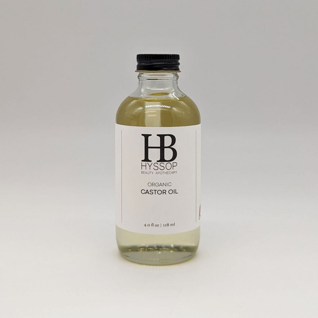 Castor Oil, Organic in Glass - Hyssop Beauty Apothecary