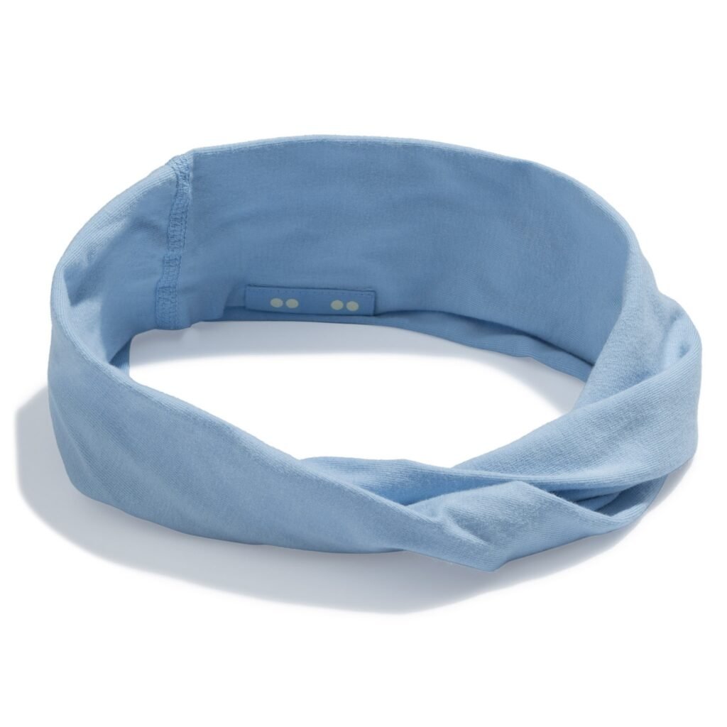 Kooshoo Organic Cotton Twist Headband, Yoga Head Wrap, Alternative Face Mask | USA Made | For Yoga, Running, Dance