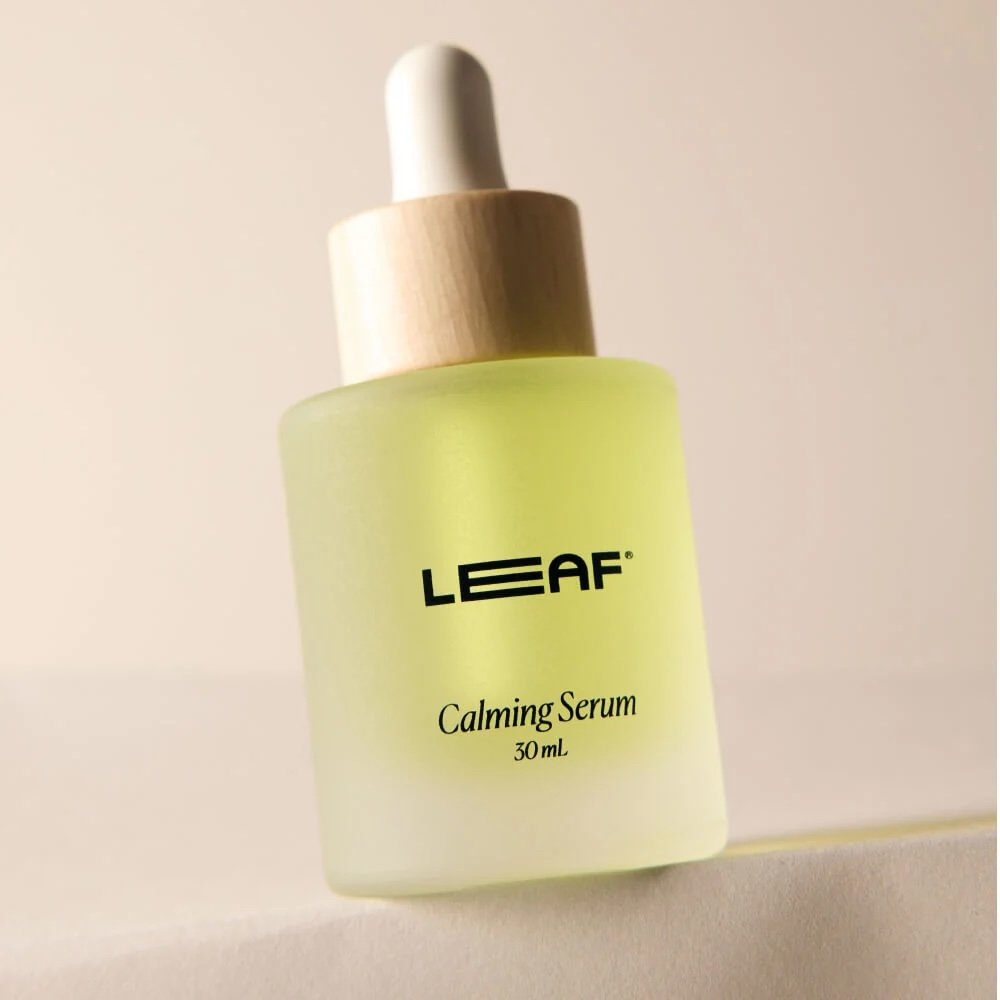 Calming Serum with Reuseable Dropper - Leaf (after shave oil)