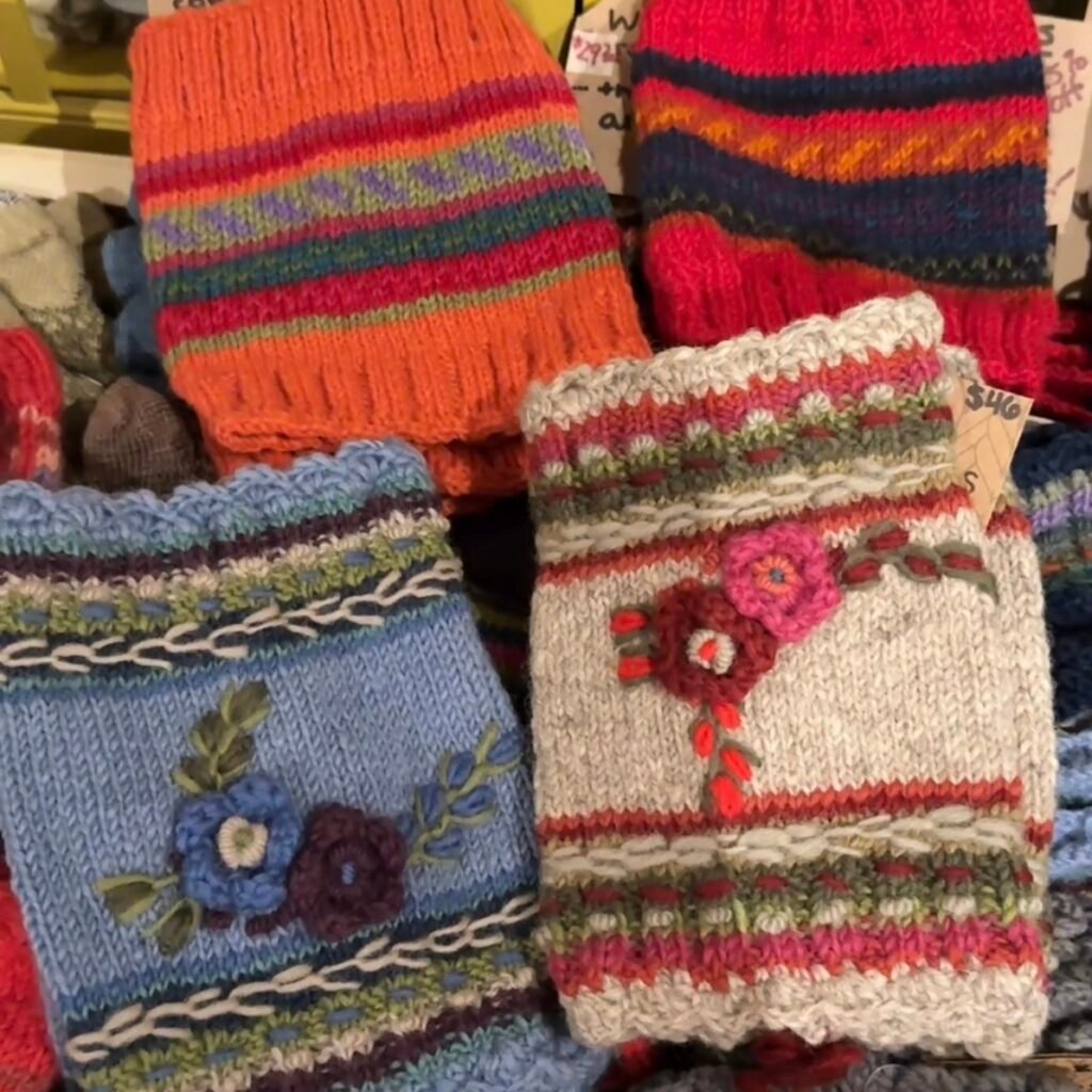 Wool Socks, Boot Toppers, Boot Covers, Hand Warmers and Hats