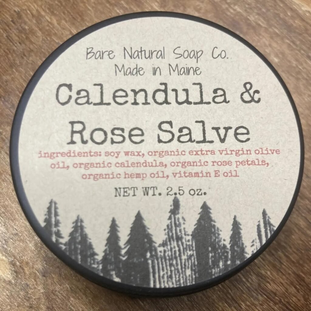 Calendula and Rose Salve- Herbal Salve