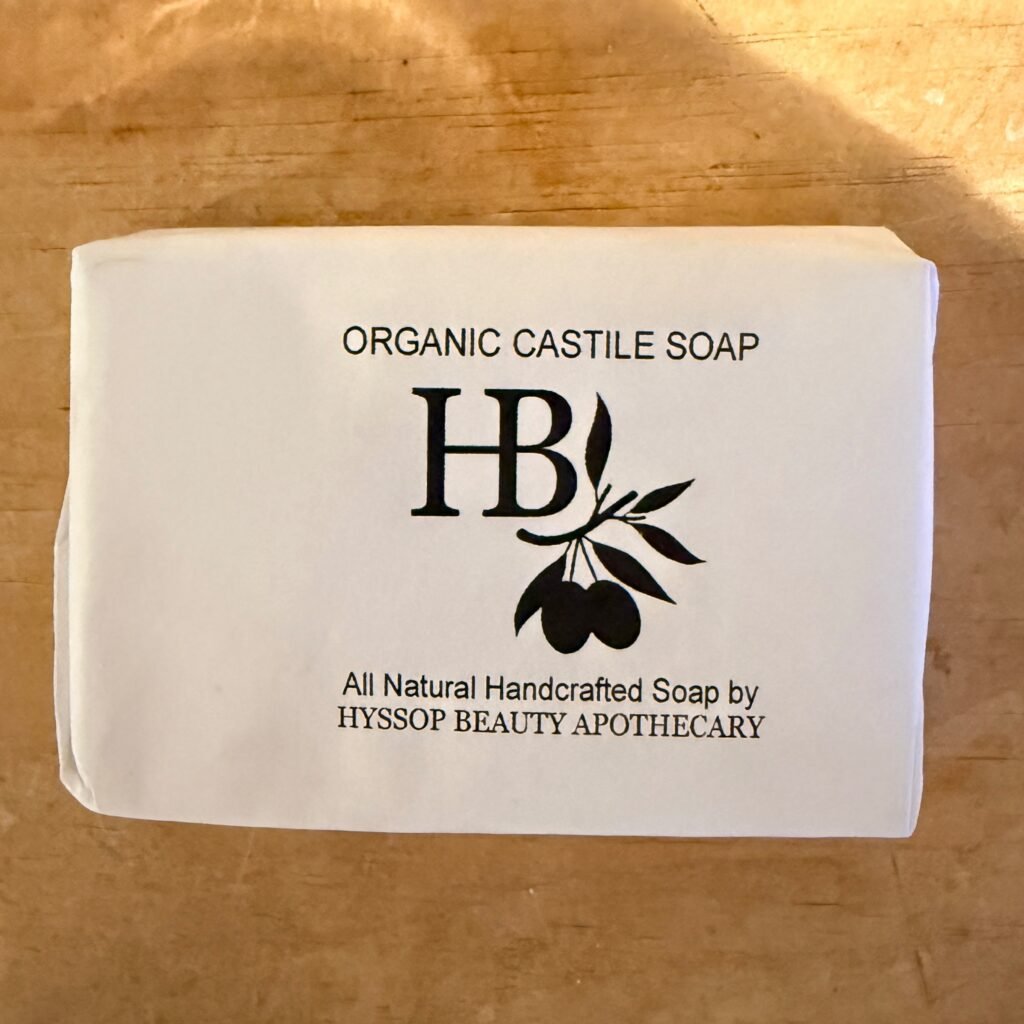Organic Olive Oil Castile Soap Bar - Hyssop Beauty
