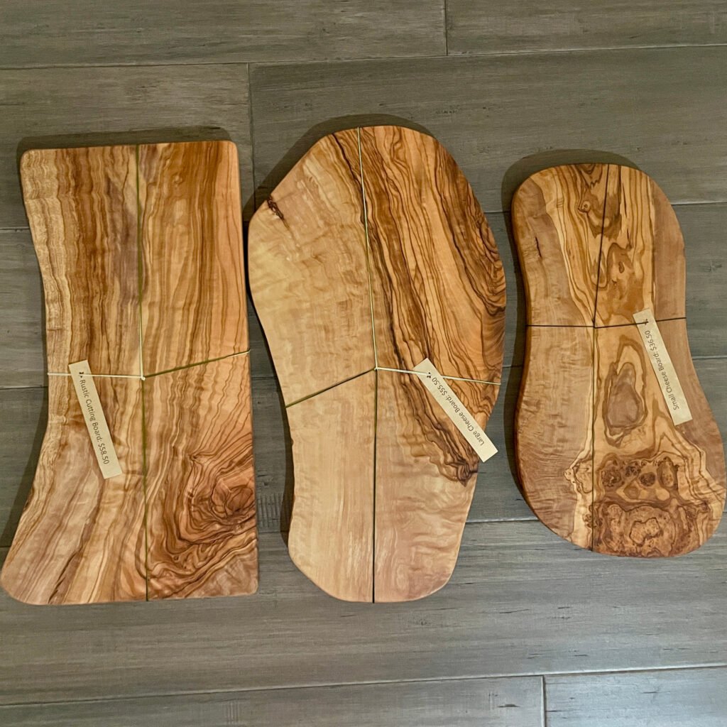 SALE Natural OliveWood Cutting Borads