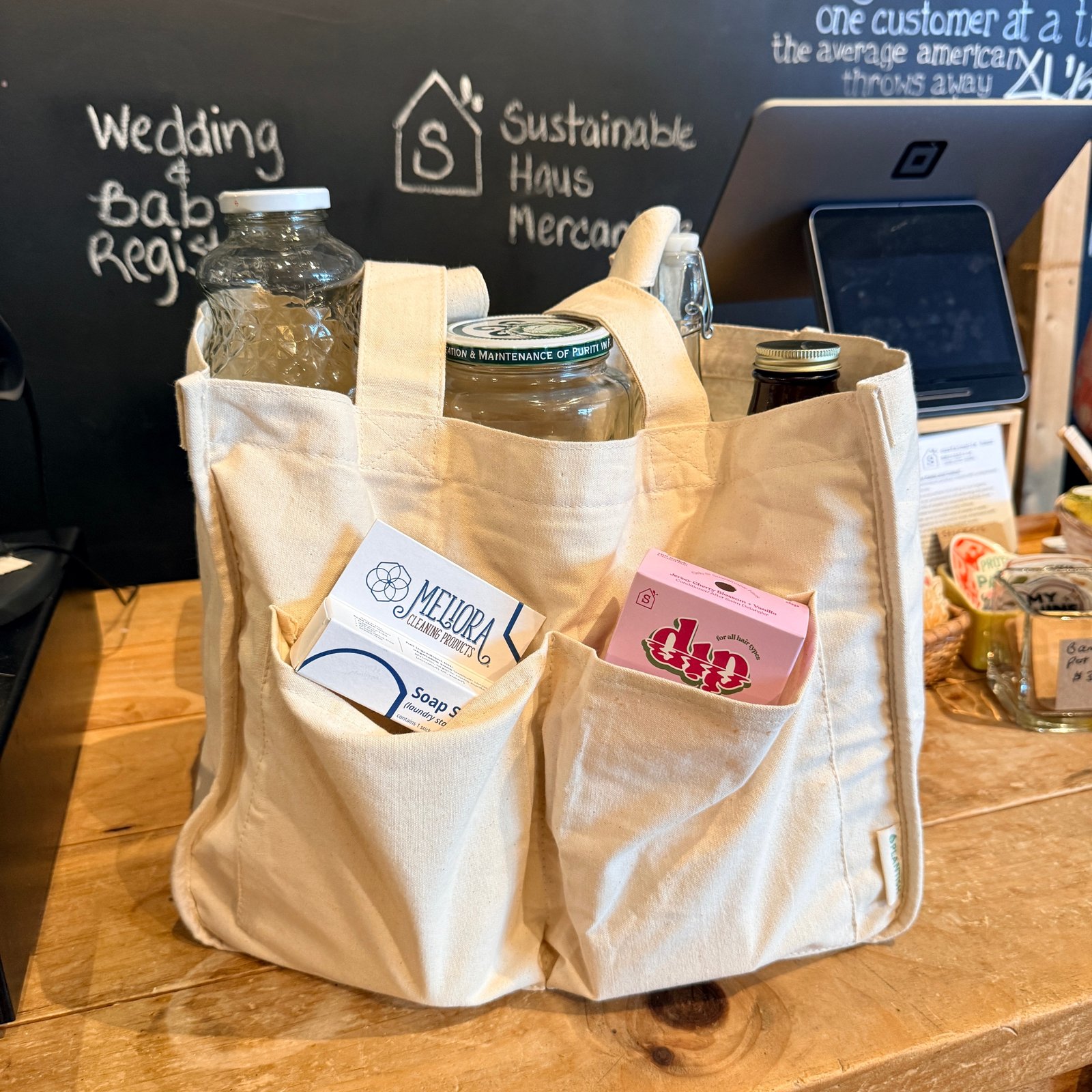 Shopping Tote Bag - 8 pocket bag