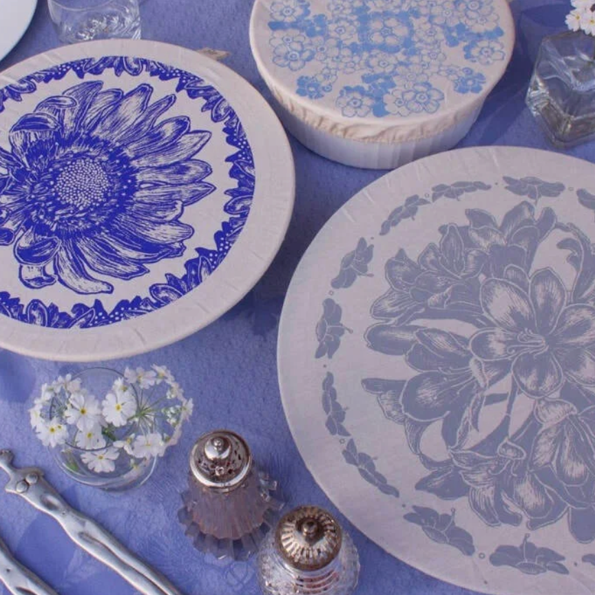 Halo Bowl Covers - Organic Cotton (Dish Covers - better lids)