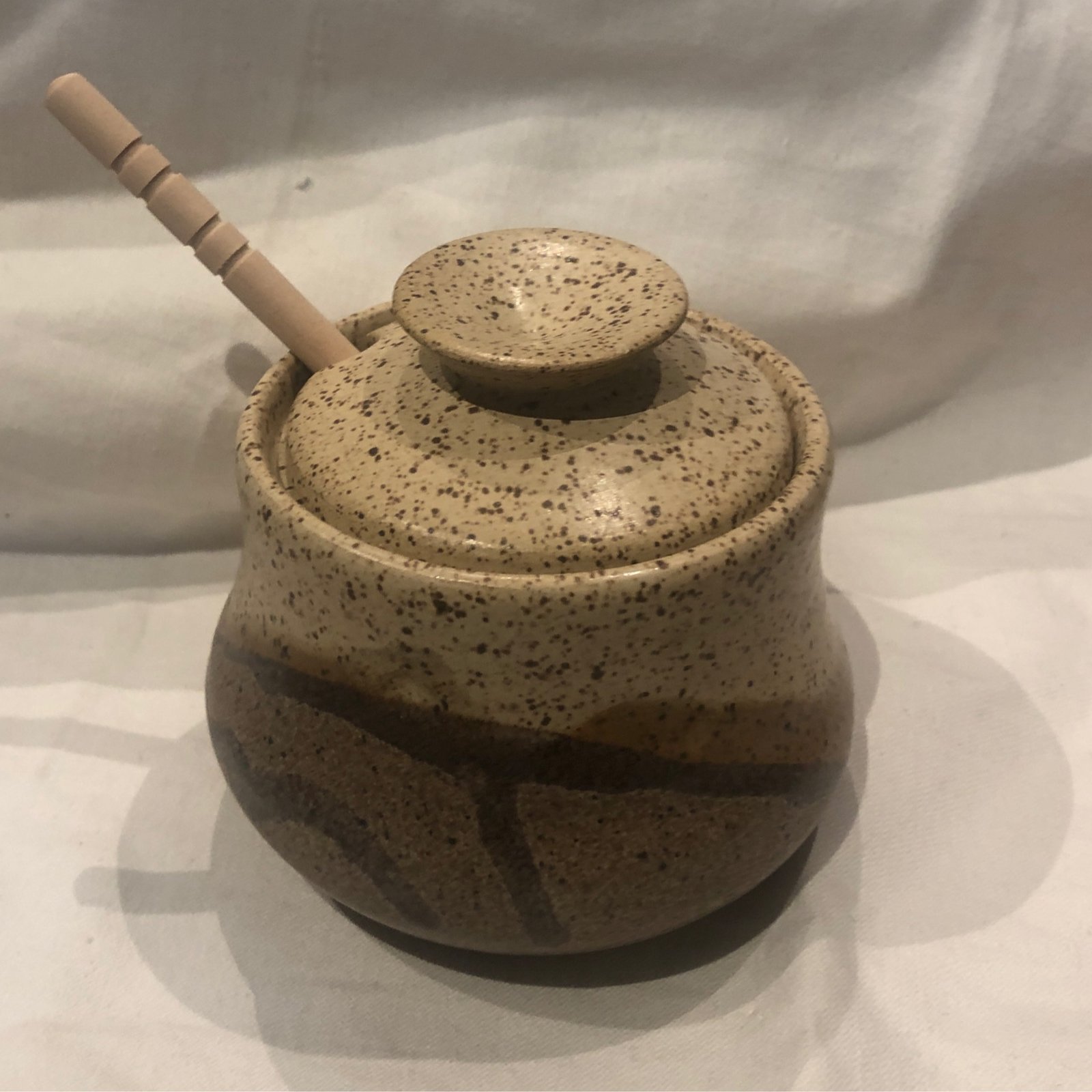 Emma's Pottery Honey Jar